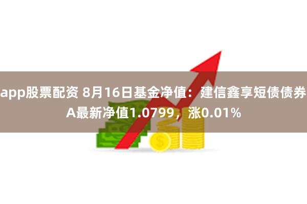 app股票配资 8月16日基金净值：建信鑫享短债债券A最新净值1.0799，涨0.01%