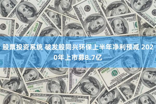 股票投资系统 破发股同兴环保上半年净利预减 2020年上市募8.7亿