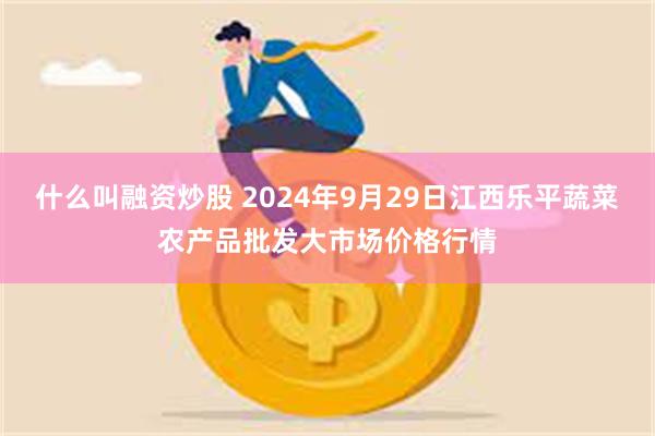 什么叫融资炒股 2024年9月29日江西乐平蔬菜农产品批发大市场价格行情