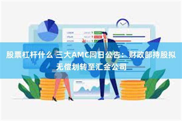 股票杠杆什么 三大AMC同日公告：财政部持股拟无偿划转至汇金公司